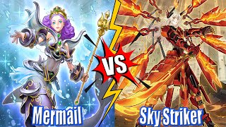 Mermail Atlantean vs Sky Striker  High Rated DB YuGiOh 2024 [upl. by Kcira20]