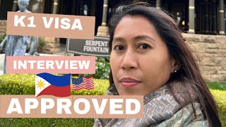 MY US K1 FIANCÉ VISA INTERVIEW EXPERIENCE JANUARY 2024 APPROVED [upl. by Nylhtak]