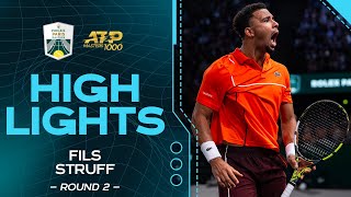 Fils v Struff Round 2 Highlights  Rolex Paris Masters 2024 [upl. by Eylrahc]