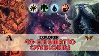 ⚪🟢🔵🔴 4C Enigmatic Overlords  ExplorerPioneer  MTG Arena  DSK  Bo3 [upl. by Oel]