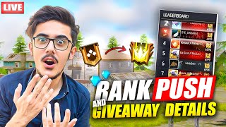 LIVE Giveaway Details amp Rank Push Against Panel Users With Subscribers  Garena Free Fire [upl. by Audie]