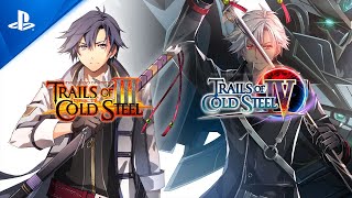 Trails of Cold Steel III  Trails of Cold Steel IV  Gameplay Trailer  PS5 Games [upl. by Acassej]