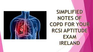 RCSI APTITUDE EXAM PREPARATION COPD [upl. by Boothe]