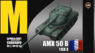 AMX 50 B  WoT Console  PS5  Xbox Series X  1080p60 HDR [upl. by Onimod]