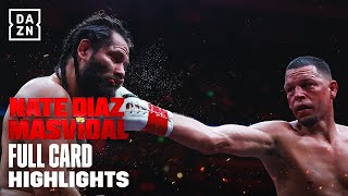 FULL CARD HIGHLIGHTS  NATE DIAZ VS JORGE MASVIDAL [upl. by Jack968]