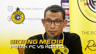 SIDANG MEDIA  PraMusim Perak FC vs KDA FC [upl. by Inaej900]