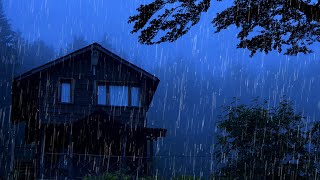 Barulho de Chuva para Dormir e Relaxar  Som de Chuva Forte Vento e Trovoadas Ã Noite 7 Rain Sound [upl. by Ariahay]