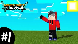 1  MINECRAFT SURVIVAL SERIES WITH ADRAGON IN HINDI ADRAGON CRAFTS [upl. by Kristi496]