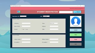 Student Registration System with Database Using Python  GUI Tkinter Project  Part 1 [upl. by Adnuhsar]