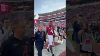 Alabama players react to 527 victory over Mercer [upl. by Ilise]