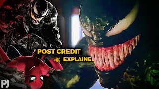 Venom 2 PostCredit Scene Explained Hindi  VENOM LET THERE BE CARNAGE [upl. by Anatnom]