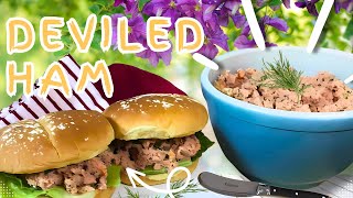 Oldfashioned Tasty Deviled Ham Spread  Easy and Budgetfriendly Recipe  Vintage Recipe [upl. by Ahern]