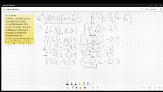 Zadanie 317 str84 Klasa 1 Funkcja f każdej liczbie ze zbioru  84204 przyporządkowuje 25 [upl. by Patton]
