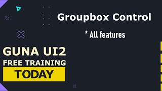 Guna UI2 Groupbox Control [upl. by Annadiane860]