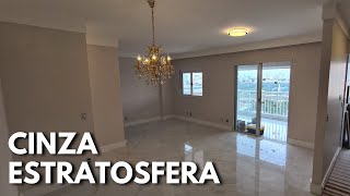 OLHA COMO FICOU ESSA SALA NA COR CINZA ESTRATOSFERA NÃO ACREDITEI DEPOIS QUE VI PRONTA [upl. by Ysor385]