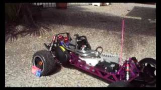 rc twin super charged Baja B5 23cc By Micro Boost [upl. by Rillings]