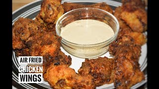 Crispy Air Fried Chicken Wings  Chicken Wings In Air Fryer  Airfryer Recipes [upl. by Enuahs516]