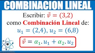 Combinación Lineal de Vectores en R2 [upl. by Michele]