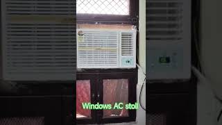 Voltas window AC installation [upl. by Weathers48]