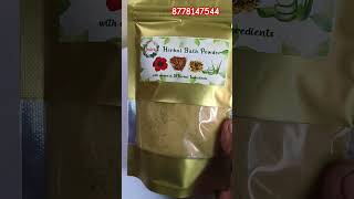 How to glow your skin skin whitening herbal face wash powder baby nalangu maavu whiteningsoap [upl. by Hctim]