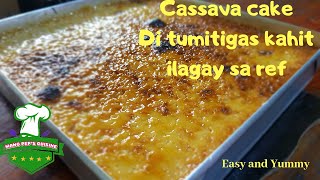 How to cook cassava cake Sobrang sarap nito Malambot kahit ilagay sa ref ng overnight [upl. by Ahtamas]