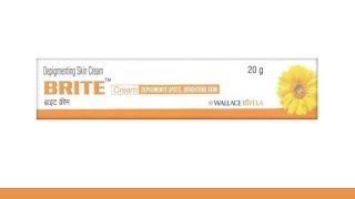 Brite Cream for Depigmentation  ClickOnCare [upl. by Starbuck227]