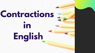 Contraction in english  Definition of contraction  examples of contraction [upl. by Eitra]