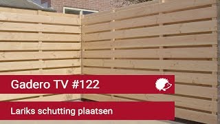 122 Lariks Douglas schutting plaatsen [upl. by Oiluj]