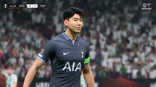 FC 24 Gameplay  Ferencváros vs Tottenham  Europa League  20242025 [upl. by Ellingston]