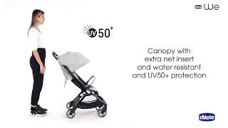 Chicco We the super compact stroller transformable into a travel system  Chicco English [upl. by Thetis]