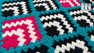 How to Crochet a Mitred Granny Square [upl. by Eldnek]