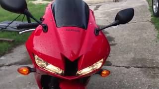 2013 Honda CBR 600 RR Walk Around and Cold Startup [upl. by Procter]