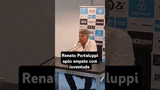 ➡️ Renato Portaluppi fala na coletiva sobre o empate do Grêmio na Arena contra o Juventude [upl. by Olnay]