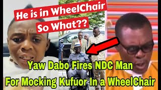 BREAKING GHANAIANS FRE NDC MAN DELA EDEM FOR NSULTING EXPRESIDENT KUFOUR IN A WHEELCHAIR🔥 [upl. by Uticas]