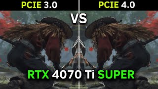 PCIe 30 vs PCIe 40  RTX 4070 Ti Super 16GB  Test In 12 Games  2024 [upl. by Hcib]