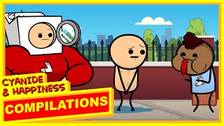 I WILL CUT THIS IN HALF  Cyanide amp Happiness MEGA COMPILATION  3 [upl. by Corey]