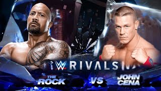 WWE RIVALS JOHN CENA VS THE ROCK [upl. by Arimay]