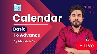 Calendar Basic To Advance  By Abhishek Sir [upl. by Ruel]