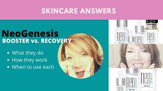 Booster vs Recovery  NeoGenesis  Which product does what AntiAging Skincare Answers [upl. by Adelaida]