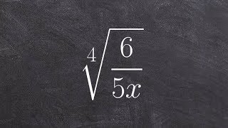 Simplify a root of a rational expression by rationalizing the denominator [upl. by Eidnarb]