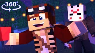 360° Friday The 13th  JASON VISION  Minecraft 360° Video [upl. by Felicia54]