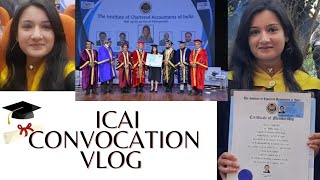 CA Convocation Vlog ICAI Convocation 2023 [upl. by Yllen]