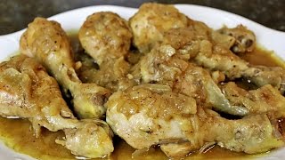 Muslos de pollo encebollados [upl. by Yevoc]