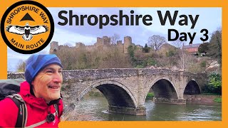 Shropshire Way  Day 3  Clun to Ludlow  Thru Hiking Trail England [upl. by Anina678]