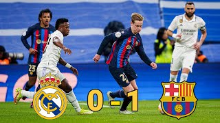 Real Madrid vs FC Barcelona 01 202223 CDR Semi Final FULL Match 1080i [upl. by Amend]