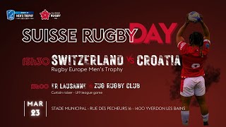 2024 Suisse Rugby Day  U19 Championship [upl. by Ogir]