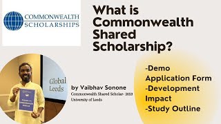 Commonwealth Shared Scholarship  Essay Writing Part 1  Hindi [upl. by Alvy]