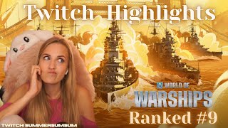 Ranked 9 World of Warships  Sep24  Twitch Highlights  Summersumsum [upl. by Colb782]