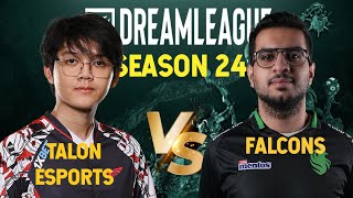 TALON VS FALCONS  DREAMLEAGUE S24 [upl. by Shirberg]