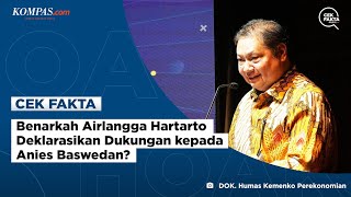 Benarkah Airlangga Hartarto Deklarasikan Dukungan kepada Anies Baswedan [upl. by Idnac545]